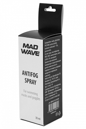 Антифог Madwave Transparent спрей для очков 30мл (M0441 03 0 00W)